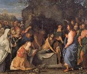Palma Vecchio The Raising of Lazarus oil on canvas
